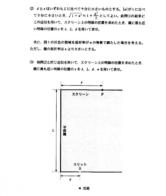 2017年　九州大学物理　第３問