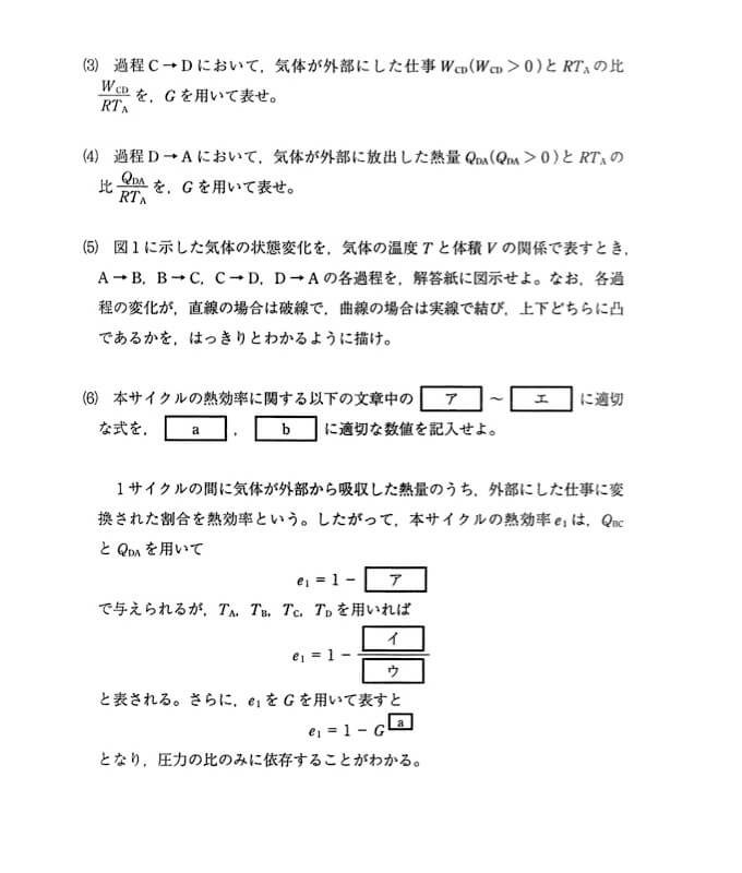 2021年　九州大学物理　第３問