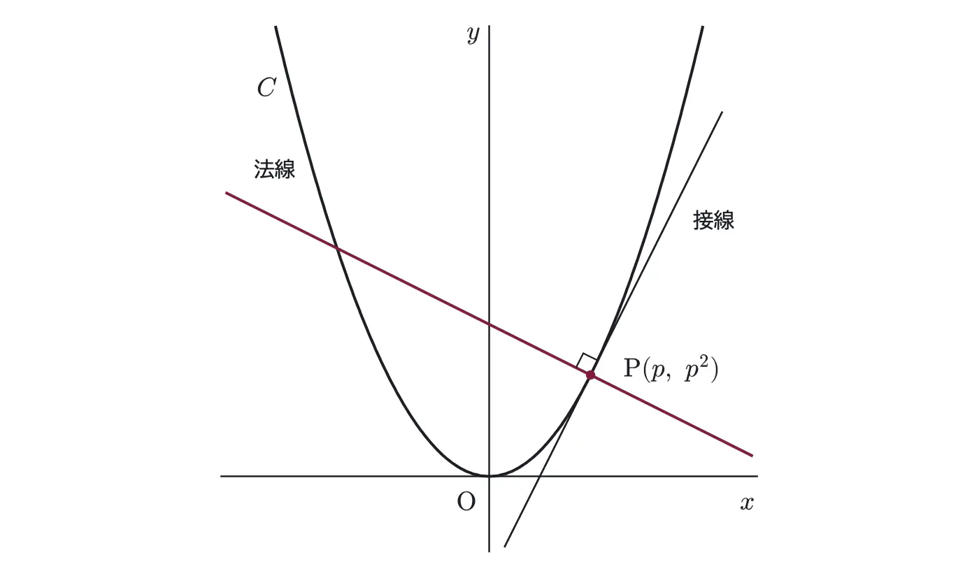 2008年九州大学文系数学 第2問 解答の方針の図