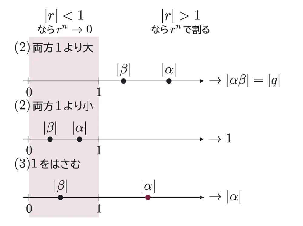 2012年九州大学理系数学 第4問 解答の方針の図